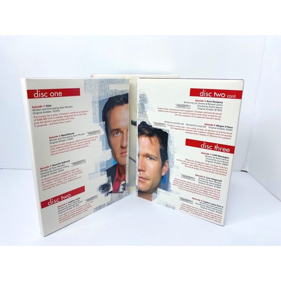 Nip/Tuck - First Season (DVD, 2003, 5-Disc Set) Missing 1 DVD - Picture 5 of 11